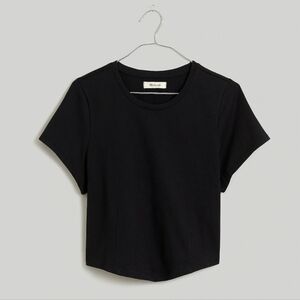 Madewell Jersey Crew Neck Cropped T Shirt
